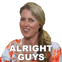 Alright Guys Jill Dalton Sticker - Alright Guys Jill Dalton The Whole Food Plant Based Cooking Show Stickers