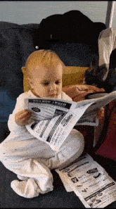 Up To Date Baby Reading GIF - Up To Date Baby Reading Funny Baby GIFs