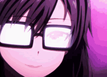 Sumireki Sanshokuin Glasses GIF - Sumireki Sanshokuin Glasses Glare GIFs