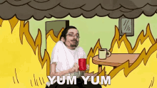 Yum Yum Ricky Berwick GIF