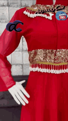Red Suit Party Wear Suit GIF
