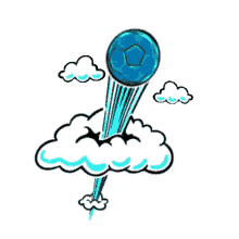 Soccer Ball Clouds GIF - Soccer Ball Clouds Flying GIFs