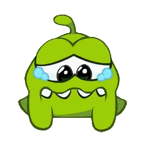 Tearing Up Om Nom Sticker - Tearing Up Om Nom Cut The Rope Stickers