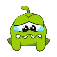 Tearing Up Om Nom Sticker - Tearing Up Om Nom Cut The Rope Stickers