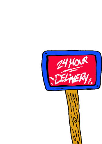 Delivery 24hour Sticker - Delivery 24hour 24hourdelivery Stickers