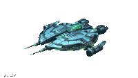 a computer generated image of a space ship with the letters rfp.ccr on the bottom