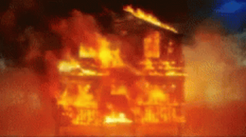 House Burning Down Burning House GIF - House Burning Down Burning House  Flames - Discover & Share GIFs