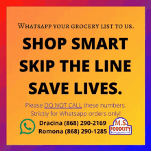 msfoodcity smart shopping skip the line
