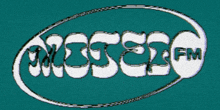a logo for a radio station called wiser fm on a green background