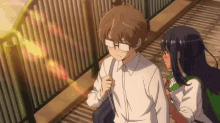 Anime Smug Anime Blush GIF - Anime Smug Anime Blush Anime Smile GIFs
