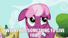 My Little Pony I Wish I Had Something To Give You GIF - My Little Pony I Wish I Had Something To Give You Mlp Fim GIFs