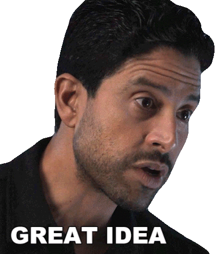 Great Idea Luke Alvez Sticker - Great Idea Luke Alvez Criminal Minds Evolution Stickers