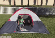 Kids Tent GIF - Kids Tent Fall GIFs