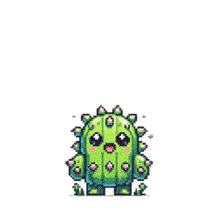 a pixel art drawing of a star with flames