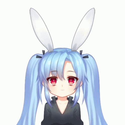 Anime Bunny Ears GIF  Anime Bunny Ears Cute  Discover  Share GIFs