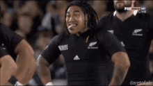 New Zealand Rugby Player Making Funny Faces During Haka Dance GIF - Rugby New Zealand New Zealand Rugby GIFs