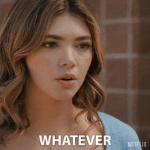 Whatever Erin GIF - Whatever Erin My Life With The Walter Boys GIFs