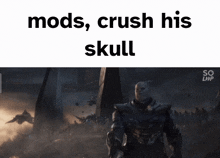 Mods Crush His Skull GIF - Mods Crush His Skull Thanos GIFs