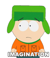 Imagination Kyle Broflovski Sticker - Imagination Kyle Broflovski South Park Stickers
