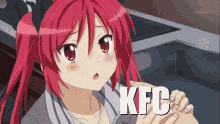 Anime Kfc GIF - Anime Kfc Lick GIFs