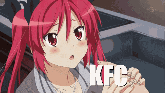 Anime Kfc GIF - Anime Kfc Lick - Discover & Share GIFs