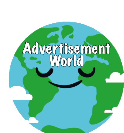 Ad World Advertisement World Sticker - Ad World Advertisement World Earth Stickers