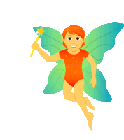 Fairy Joypixels Sticker - Fairy Joypixels Flying Stickers