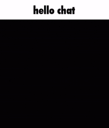 a picture of a tornado with the words hello chat written on it