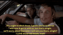 Matthew Mcconaughey Dazed And Confused GIF - Matthew Mcconaughey Dazed And Confused Red Heads GIFs