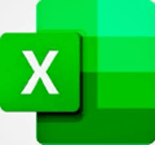 the microsoft excel icon is a green square with a white x in the middle .