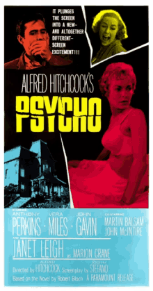 psycho movie poster