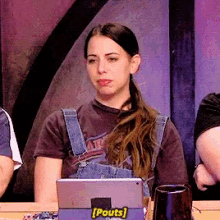 critical role laura bailey jester lavorre pouting