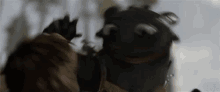 Playing With Toothless - How To Train Your Dragon GIF
