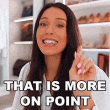 That Is More On Point Shea Whitney GIF - That Is More On Point Shea Whitney That'S A Better Choice GIFs