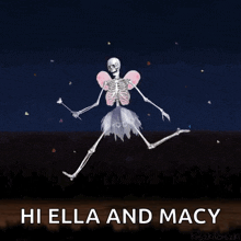Skeleton Fairy Dress Up GIF - Skeleton Fairy Dress Up Fairy GIFs