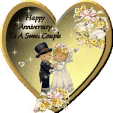 Happy Anniversary Couple GIF - Happy Anniversary Couple Sweet GIFs