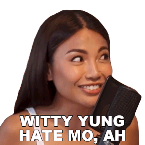 Witty Yung Hate Mo Ah Michelle Dy Sticker - Witty Yung Hate Mo Ah Michelle Dy Wil Dasovich Superhuman Stickers