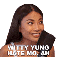 Witty Yung Hate Mo Ah Michelle Dy Sticker - Witty Yung Hate Mo Ah Michelle Dy Wil Dasovich Superhuman Stickers