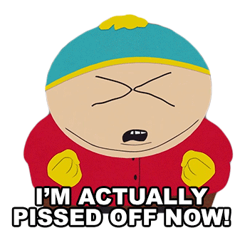 Im Actually Pissed Off Now Eric Cartman Sticker - Im Actually Pissed Off Now Eric Cartman South Park Stickers