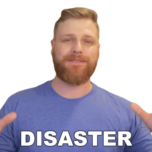 Disaster Grady Smith Sticker - Disaster Grady Smith What A Mess Stickers