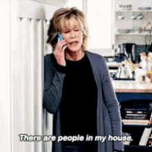 Introvert Party Pooper GIF - Introvert Party Pooper Grace And Frankie GIFs