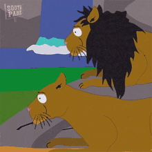 Hungry Lion Lions GIF - Hungry Lion Lions South Park GIFs