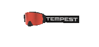 a pair of goggles with the word tempest on the band