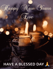 happy new years eve happy new year candles