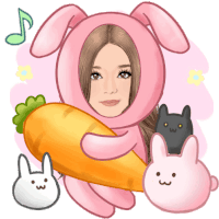 Song Dance Sticker - Song Dance Bunny Costume Stickers
