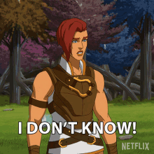 I Dont Know Teela GIF - I Dont Know Teela Masters Of The Universe Revelation GIFs