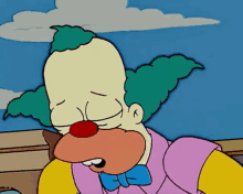 Krusty The Clown Contact Lenses GIF - Krusty The Clown Contact Lenses Dollar Sign GIFs