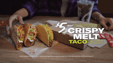 Taco Bell Cantina Crispy Melt Taco GIF