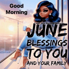 a good morning june blessings to you and your family .