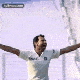 mohammed shami india wicket happy gif